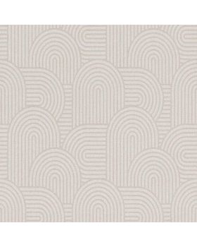 Papel pintado geométrico beige 001gUTI