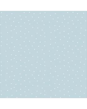 Papel pintado azul topos blanco 021gPIP