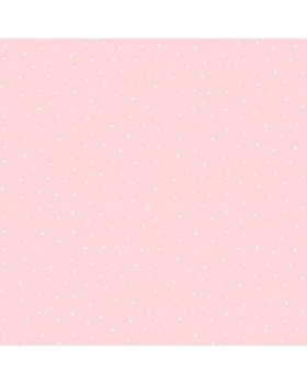 Papel pintado rosa topos blancos 023gPIP