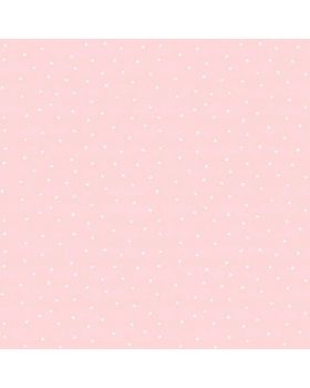 Papel pintado rosa topos blancos 023gPIP