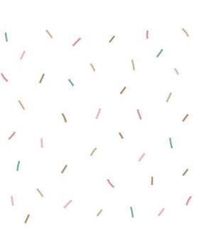 Papel pintado blanco trazas colores 050gPIP