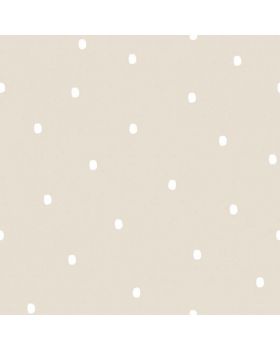 Papel pintado hueso topos blancos 056gPIP