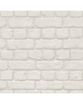 Papel pintado ladrillos blancos 061gLOF2