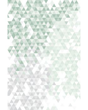 
Fotomural triángulos verde gris 100815