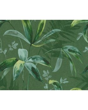 Papel pintado plantas hojas verde azul 377042gJUN