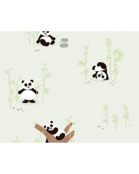 Papel pintado osos panda 38142g1gLL