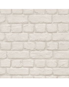 Papel pintado ladrillos blancos 055-BRO