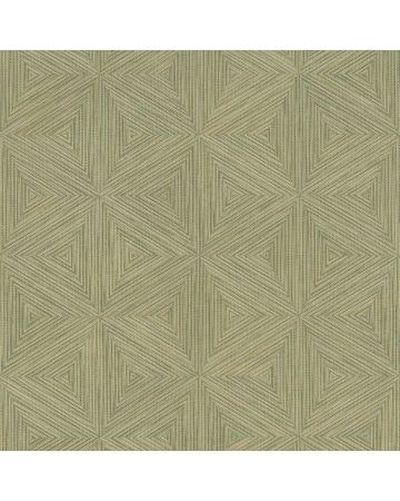 Papel pintado fibras textiles verde 001gNAT