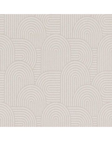 Papel pintado geométrico beige 001gUTI