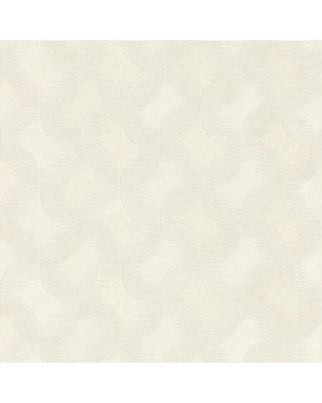 Papel pintado geométrico curvas beige crudo 003gCHI