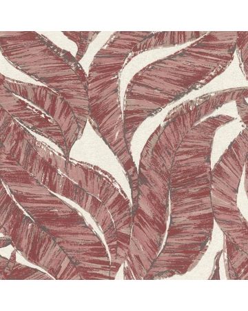 Papel pintado hojas granate 004gPRA