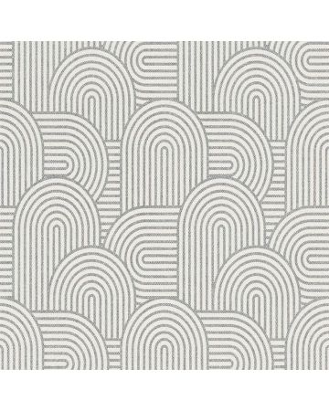 Papel pintado geométrico gris blanco 006gUTI