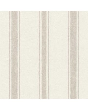 Papel pintado rayas crudo beige 011gMAD