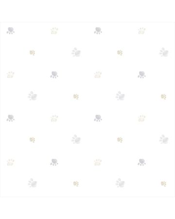 Papel pintado infantil huellas perro 016gPIP