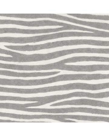 Papel pintado cebra gris blanco 017gKEN