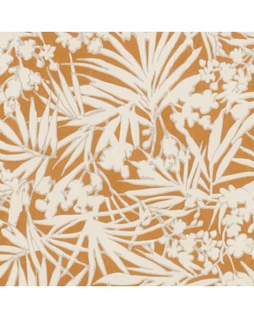 Papel pintado hojas crudo marrón 017gPAR