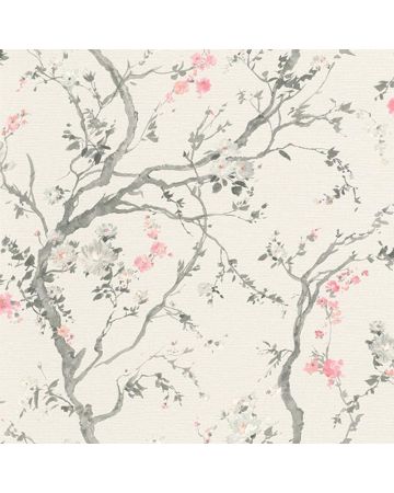 Papel pintado árboles flor 017gSIN