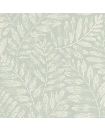 Papel pintado hojas blanco verde 019gEDE