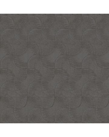 Papel pintado geométrico curvas gris 020gCHI