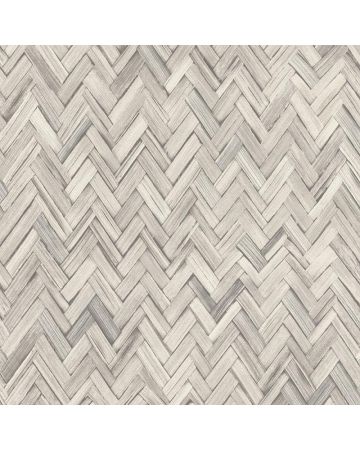 Papel pintado fibras espiga gris blanco 020gLIS
