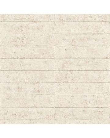 Papel pintado ladrillos crudo gris 020gLOF3