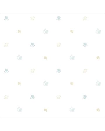 Papel pintado infantil huellas perro 020gPIP