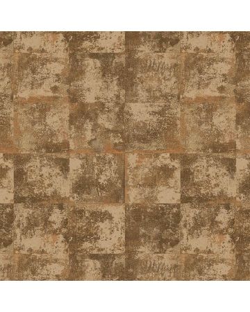 Papel pintado geométrico marrón beige dorado 022gMAT