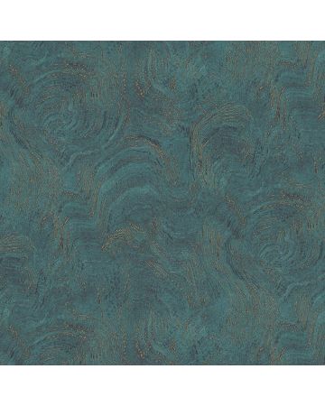 Papel pintado azul dorado 023gMAT