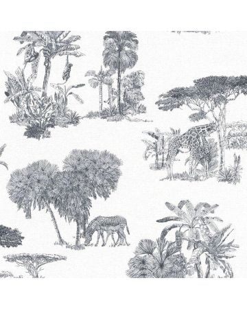 Papel pintado Toile de Jouy 024gMAD