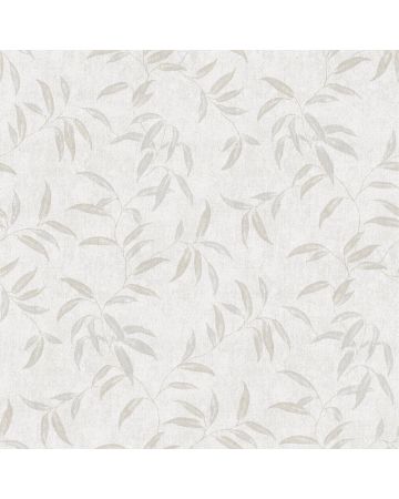 Papel pintado plantas gris 024gOGN