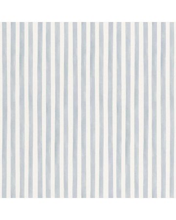 Papel pintado rayas azul blanco 025gBAM