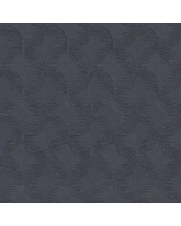 Papel pintado geométrico curvas azul oscuro 025gCHI