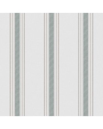 Papel pintado rayas Lane verde gris blanco 026gSTR