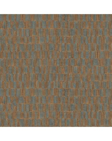 Papel pintado metal cobre azul 027gMAT