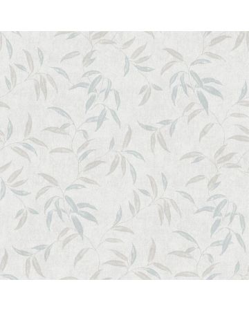 Papel pintado plantas azul verde gris 028gOGN