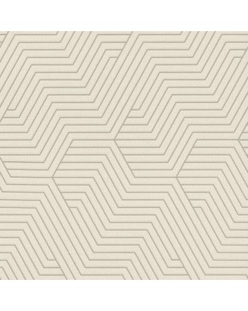 Papel pintado geométrico beige 029gSER