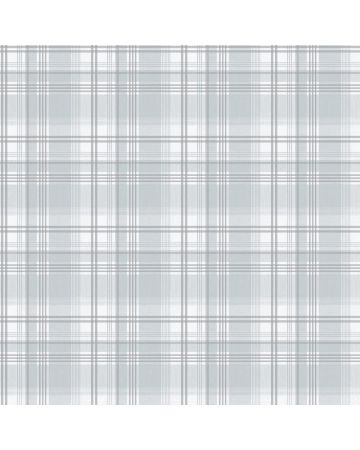 Papel pintado cuadros Oxford azul gris blanco 030gSTR