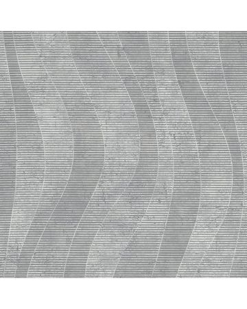 Papel pintado curvas gris 031gUTI