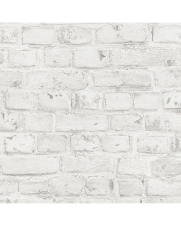 Papel pintado ladrillos blanco 032gLOF3