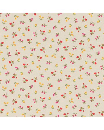 Papel pintado beige flores 039gGAR