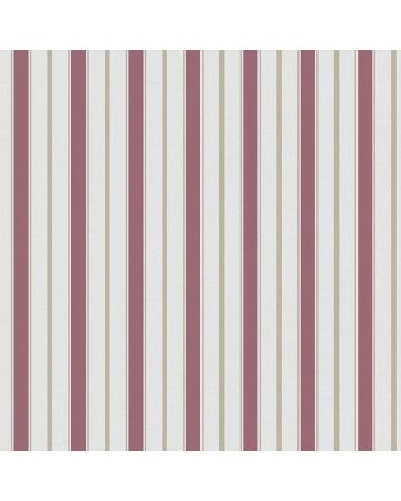 Papel pintado rayas Royal rojo beige blanco 041gSTR
