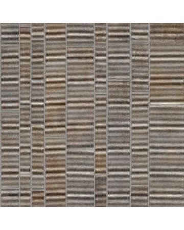 Papel pintado ladrillos gris marrón 042gCHI