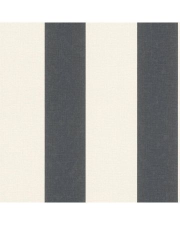 Papel pintado rayas negro blanco 045gBEL