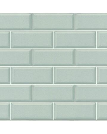 Papel pintado baldosas gris verde 045gLOF3