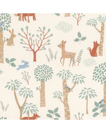 Papel pintado infantil animales 046gBAM