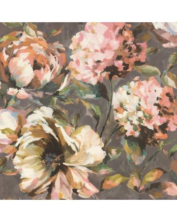 Papel pintado flores acuarela 046gBEL