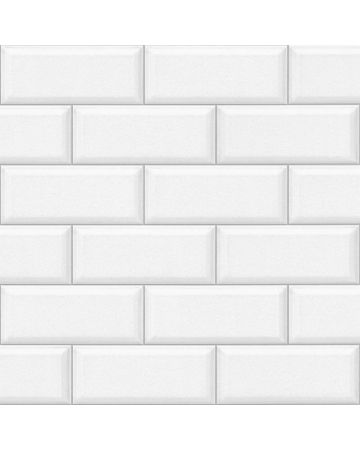 Papel pintado baldosas blanco gris 046gLOF3
