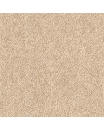 Papel pintado medallones beige marrón 048gKEN