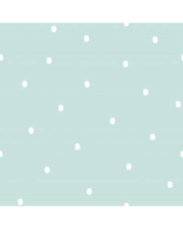 Papel pintado azul topos blancos 048gPIP