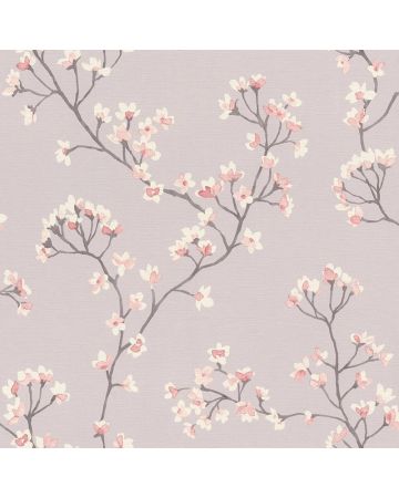 Papel pintado almendros rosa 052gBEL